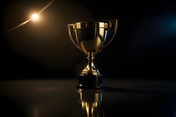 Golden trophy award win