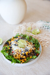 Roasted Corn Beef Bowl