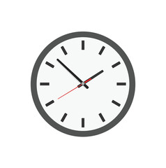 Simple Analog Clock Icon, time