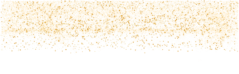 Aesthetic Magical Gold Confetti with Shining Dust Lights, Glowing Sparkles and Soft Luxury Glitter Particles, Elegant Golden Flare Border Abstract Background
