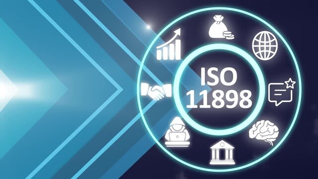 ISO 11898 is a standard for high-speed CAN communication (CAN-C) between 125 kbps and 1 Mbps. Showing ISO 11898 icons on virtual screen.