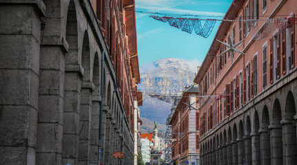 Ville ancienne et centre-ville de Chamb&eacute;ry en Savoie