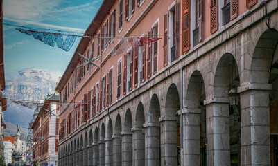 Ville ancienne et centre-ville de Chamb&eacute;ry en Savoie