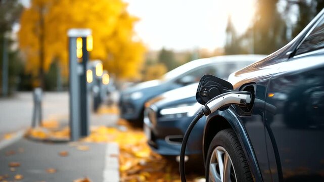 Fast charging station for electric cars equipped with quick charger rapid EV charging high speed power supply efficient charging infrastructure modern charging technology with