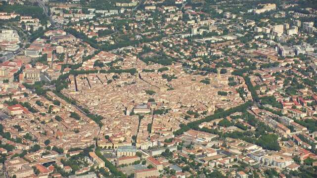 vue drone d'Aix en Provence