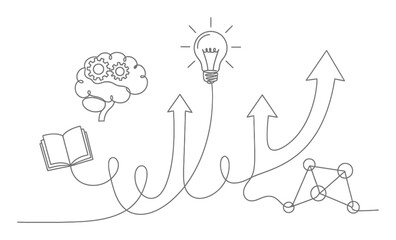Continuous Line Art Skill Development Training, Minimalist Single Line Drawing