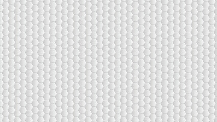 Fototapeta premium Minimalist vector art seamless white hexagon tile pattern with subtle 3d embossed effect creating modern geometric honeycomb surface texture background