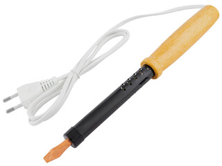 Soldering iron with thick tip