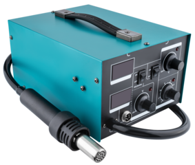 Soldering station with temperature control