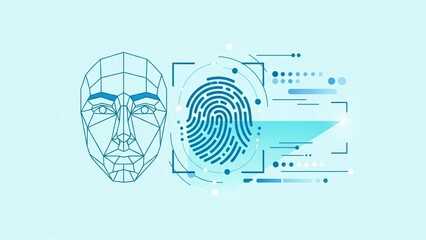Cutting-edge Biometric Identification Technology Integrating Facial Recognition with Fingerprint Scans for Enhanced Digital Security and Data Protection