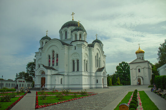 Ancient Orthodox Cathedral of the Spaso-Euphrosyne Monastery in Polotsk, Belarus
