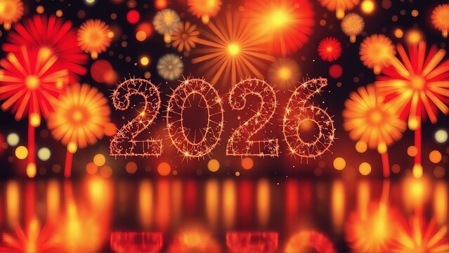 New year wallpaper 2026 - Powered by Adobe