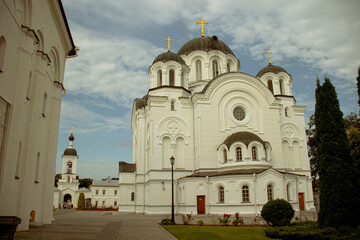 White Stone Cathedral of the Spaso-Euphrosyne Monastery in Polotsk, Belarus