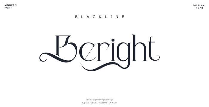 Beright Display font, ideal for sports branding, posters, and dynamic graphics