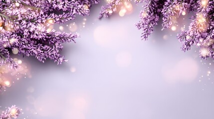 Bees pollinate vibrant lavender flowers, creating a lively interaction on a soft, blurred background during warm summer days