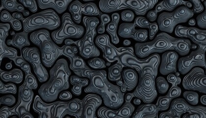 Abstract Organic Pattern in Gray Tones: This image showcases a captivating abstract pattern in shades of gray. The flowing.