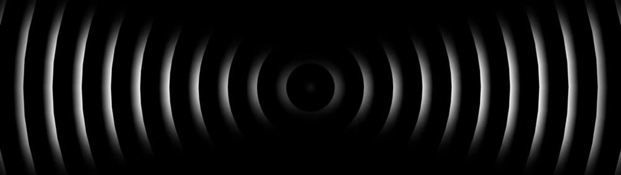 Radio waves waves background. network tower produced radio wave concept. Radio Waves in Circle Form, Radio wave signal animated background. Motion graphics of radar signal. 4k