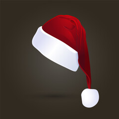 Santa Claus red christmas hat.