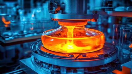 Rotary evaporator concentrating liquid solutions in a lab environment