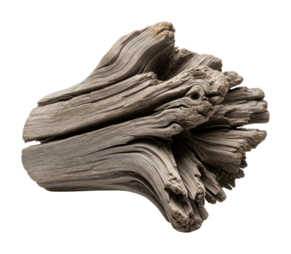Driftwood creation natural rustic vibes isolated on transparent background - Powered by Adobe