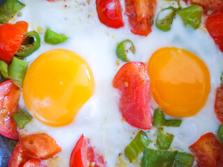 Delicious menemen for breakfast.