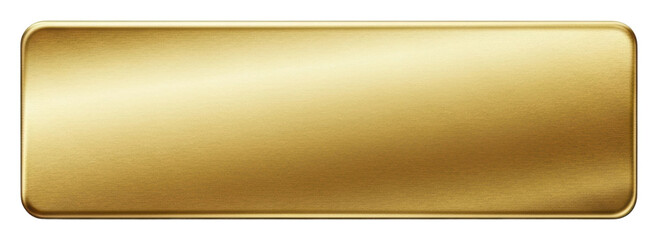 Obraz premium Shiny golden bar display environment product isolated on transparent background