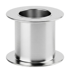 Metal spool component workshop product industrial isolated on transparent background