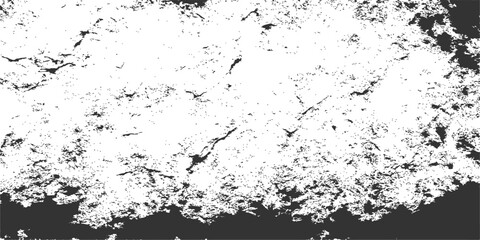 Abstract grunge texture pattern design with black ink paint splat and dirty border frame illustration