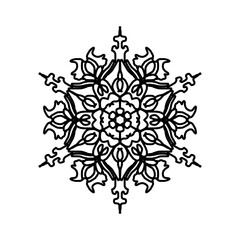  Geometric seamless pattern background mandala motif 