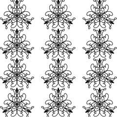  Geometric seamless pattern background mandala motif 