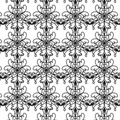  Geometric seamless pattern background mandala motif 