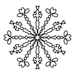  Geometric seamless pattern background mandala motif 