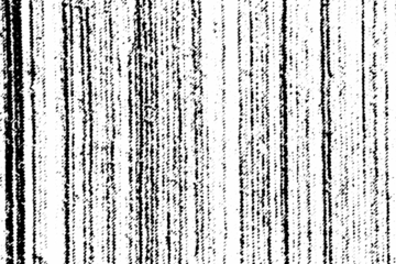 Macro image of distressed vertical halftone streaks and scratches, dense black ink noise on a transparent PNG background.