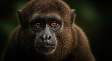 Woolly monkey portrait