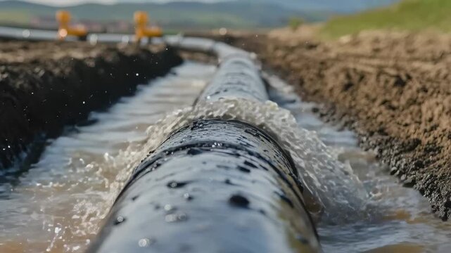 Ductile iron pipes are leaking, Several ductile iron pipes leaking water
