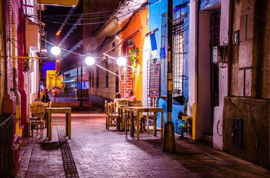 Santa Marta de Noche, Centro Historico de Santa Marta Nocturno