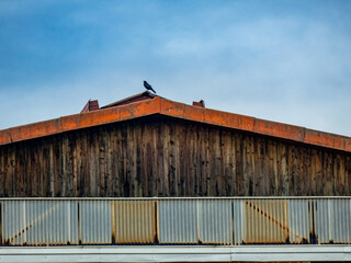 Landwirtschaftliches Geb&auml;ude ausserhalb im Feld