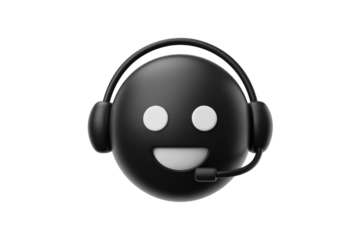 Friendly customer service avatar with headset ready to assist you with expert support and positive communication