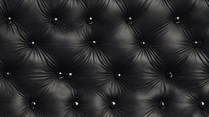 Fototapeta premium Close-up shot of a richly textured surface featuring a quilted design. Dark color palette and strong shadows create a sense of depth and dimension.