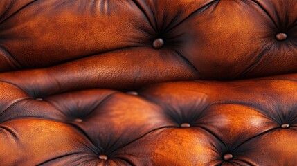Detailed close-up showcasing the rich texture and varied color pattern of a leather sofa's upholstery.  Dark streaks and lighter areas create a dynamic visual effect.