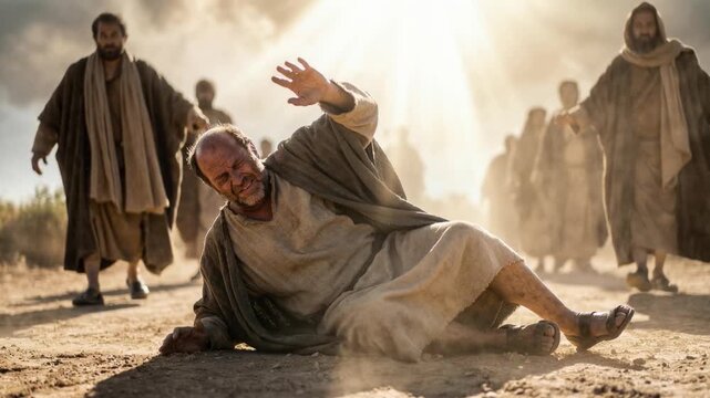 Saul on the Road to Damascus, A Blinding Light from Heaven