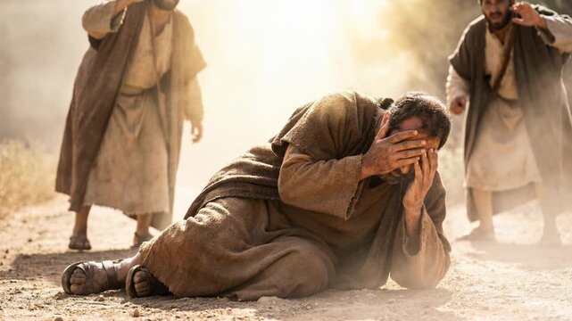 Saul on the Road to Damascus, A Blinding Light from Heaven