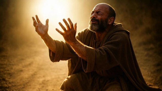 Saul on the Road to Damascus, A Blinding Light from Heaven