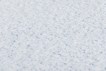 White snow background texture. Natural outdoor photography
