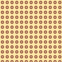 Repeating Gear Pattern on Beige Background