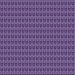 Repeating Floral Pattern in Shades of Purple