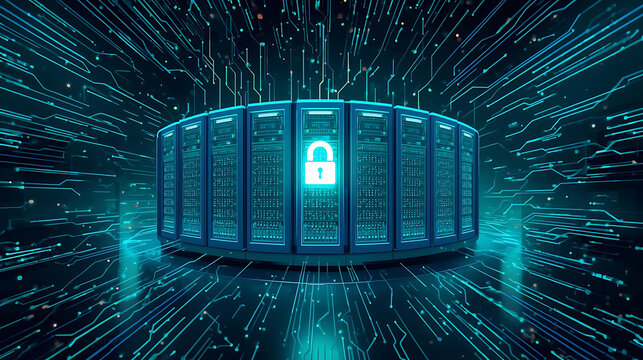 "Fortified Data: The Cybersecurity Wall"