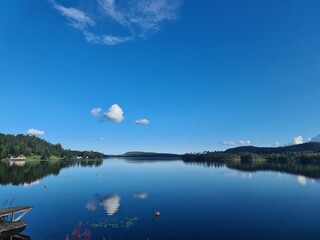 calm lake in the mountains