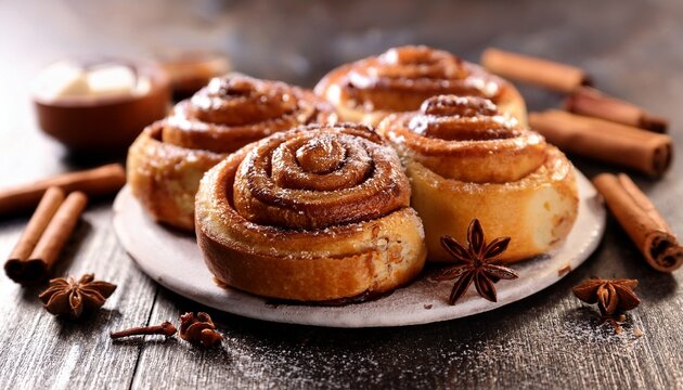 cinnamon roll pastry - Powered by Adobe