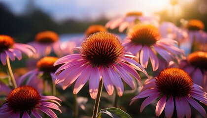 Obraz premium Echinacea Flowers